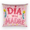 Cojín Día De La Madre Florecitas Ch