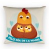 Cojín Familia Pollitos Feliz Día De La Madre Ch