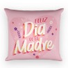 Cojín Feliz Día De La Madre Corazón Rosa Gde
