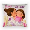 Cojín Mamá Te Amo Abrazados Gde